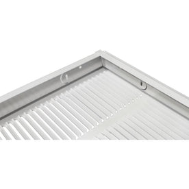 Hart & Cooley 659 Series 25" x 14" White Return Air Filter Grille #043430