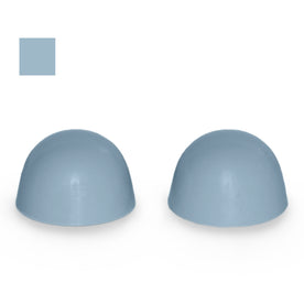 Crane Color Replacement Plastic Toilet Bolt Caps - Set of 2 - Sky Blue