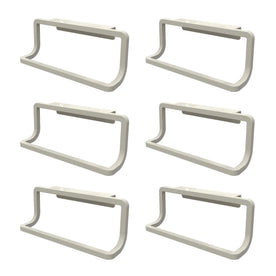 Kitchen Dish Towel Holder, Decorative Kitchen Hand Towel Holder For Cabinet, Pack of 6 (Beige)