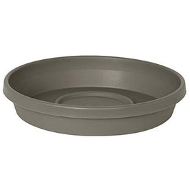 Bloem Terra Plant Saucer Tray for Planters 10" Peppercorn
