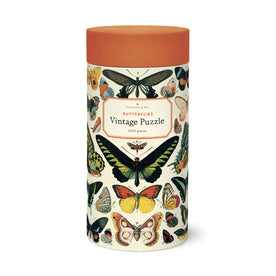 Cavallini French Butterflies Papillons 1000 Piece Jigsaw Puzzle (PZL/BTR)