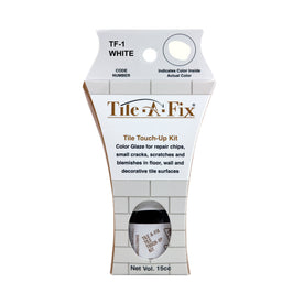 Tile-A-Fix Tile Touch Up Repair Glaze (White TF-1)