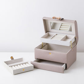 Tydus Estelle Jewelry Box - Gray