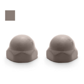 Replacement Ceramic Toilet Bolt Caps to Match American Standard Classic Mink, Set of 2