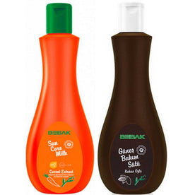 Bebak Sun Care Milk with Carrot Extract or Cacao Extract