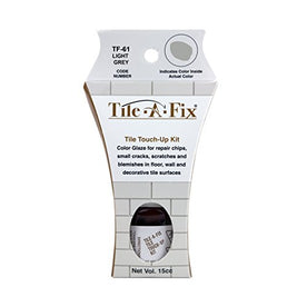 Tile-A-Fix Tile Touch Up Repair Glaze (Light Gray - TF61)