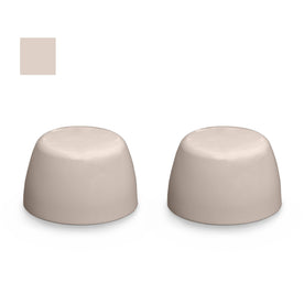 American Standard Color Replacement Plastic Toilet Bolt Caps - Set of 2 - Shell