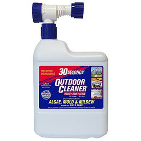30 SECONDS Outdoor Cleaner with Hose End Sprayer For Stains From Algae, Mold and Mildew