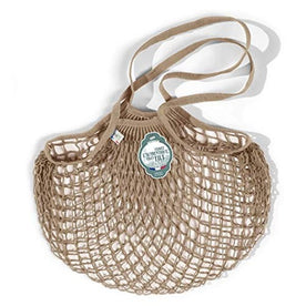 The French Filt Le Fillet Regular Shoulder Carrying Cotton Net Shopping Bag – Beige