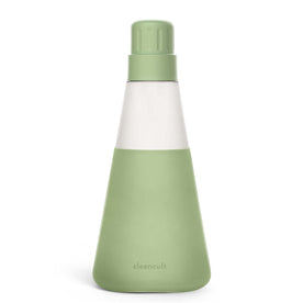 Cleancult Refillable Glass Soap Dispenser with Twist Cap, Lime Green, 20 Ounce