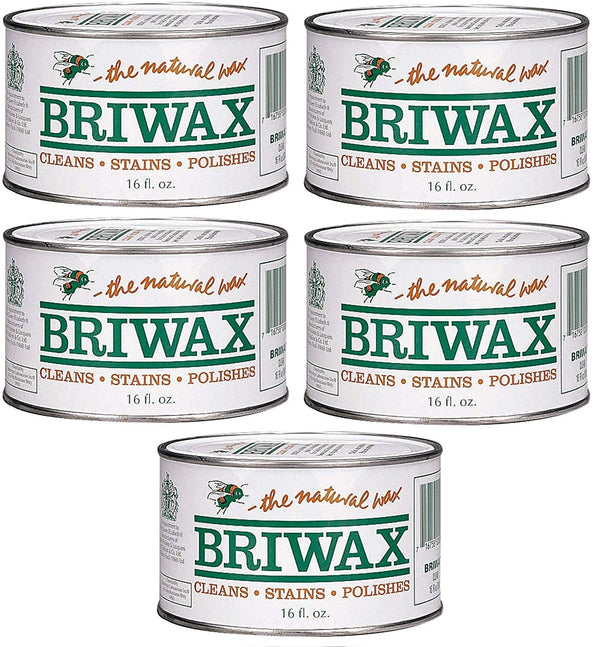 Briwax Furniture Wax Polish - Clear (5 Pack) - Hard To Get Items