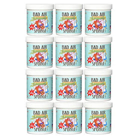 Bad Air Sponge Odor Neutralant Neutralizes and Absorbs Odors - 14oz (Pack of 12)