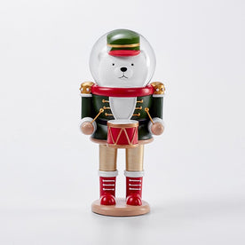 Tydus Nutcracker Bear Snow Globe without Music [2.6 Inch / 65 MM]