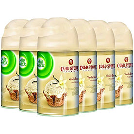 Air Wick Freshmatic Automatic Spray Air Freshener, Vanilla Bean Scent, 1 Refill, 6.17 oz (Pack of 6)