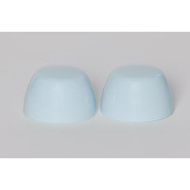 Crane Color Replacement Plastic Toilet Bolt Caps - Set of 2 - Powder Blue