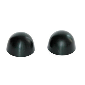 Plastic Toilet Bolt Caps to Match Kohler Black, Replacement for 1013092-7, Set of 2