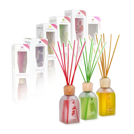Cristalinas Reed Diffusers Scented Air Freshener 220 ML Violet (Violetta)